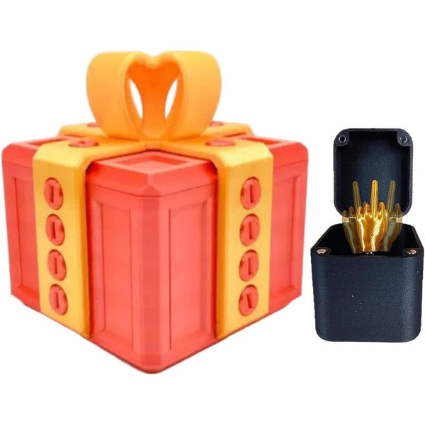 Surprise Gift Box Funny Middle Finger Switch Prank Toy