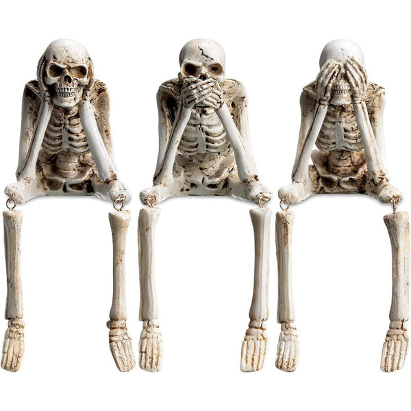 Halloween Resin Skeleton Figurines
