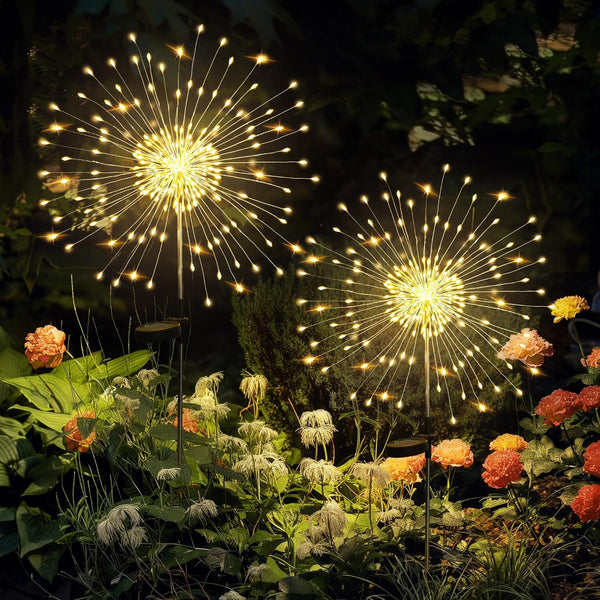 DIY Solar Firework Lights